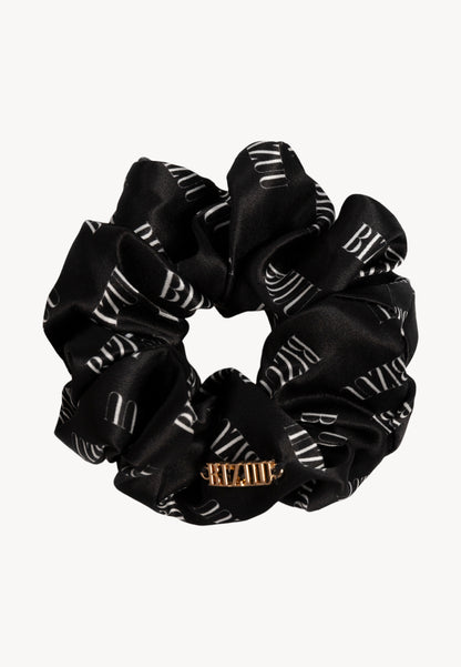 Jedwabna gumka do włosów w logo SILKY multikolor