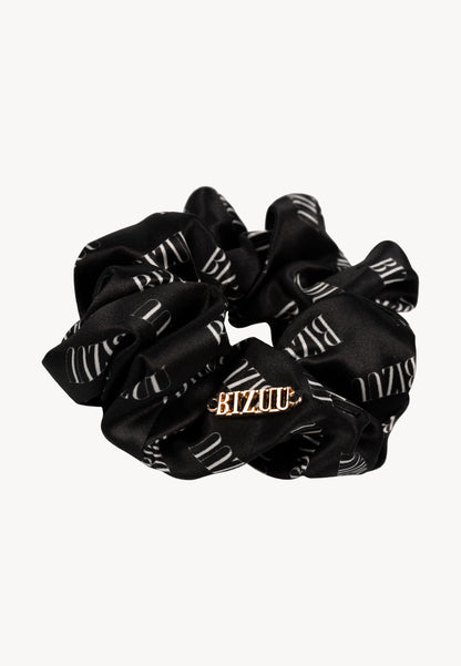 Jedwabna gumka do włosów w logo SILKY multikolor