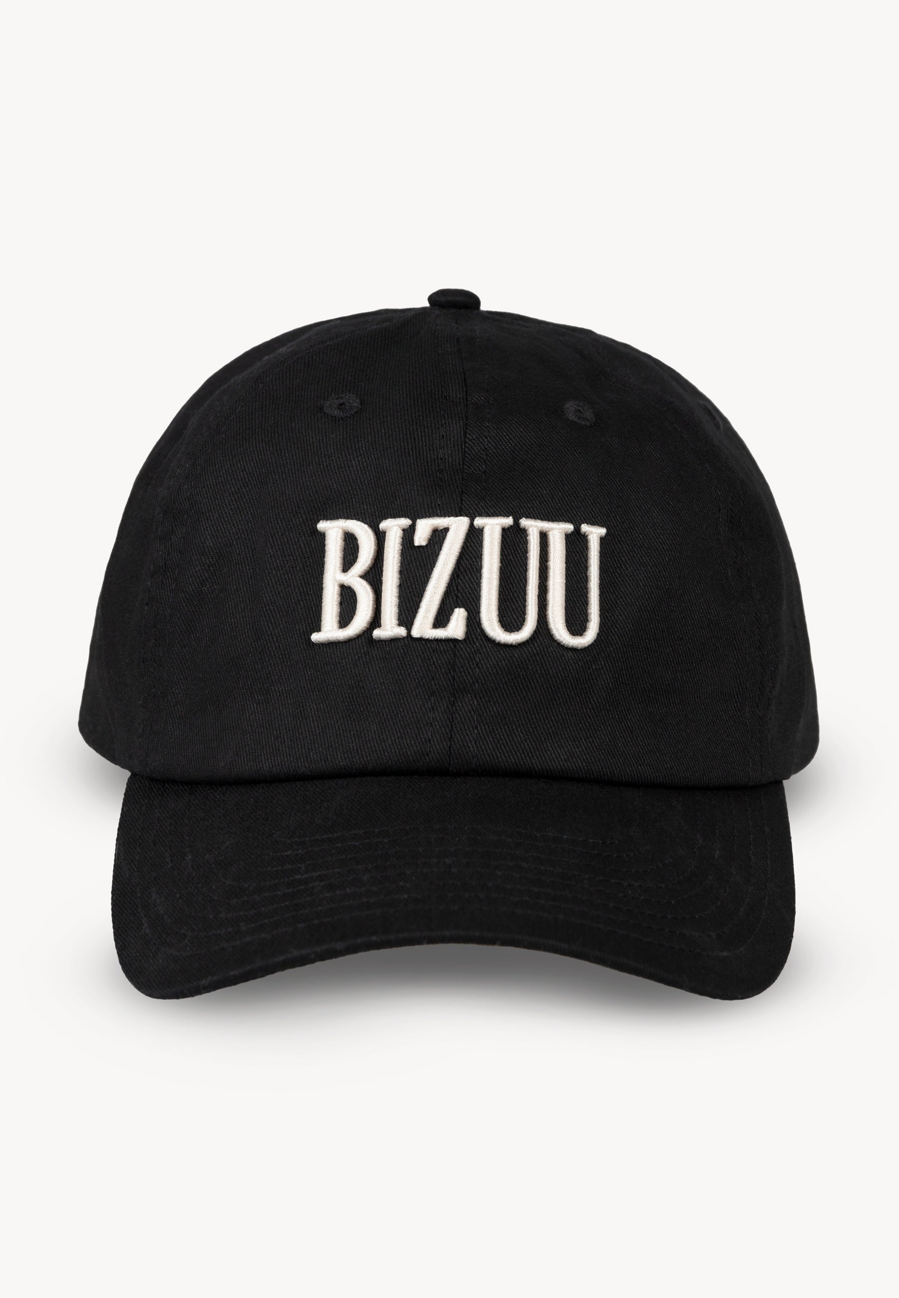 Czarna czapka z daszkiem z logo Bizuu ZANE