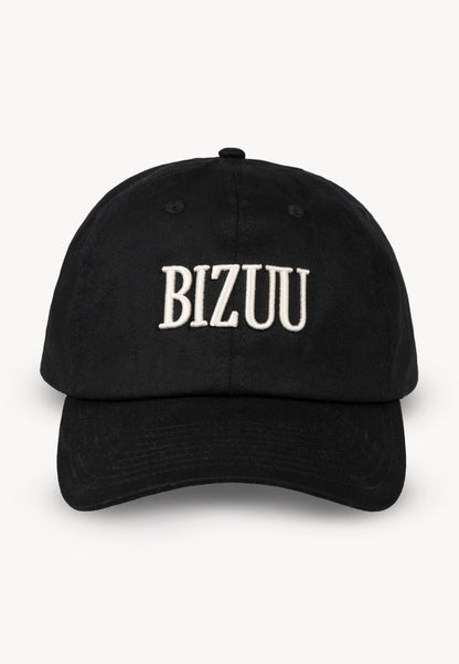 Czarna czapka z daszkiem z logo Bizuu ZANE