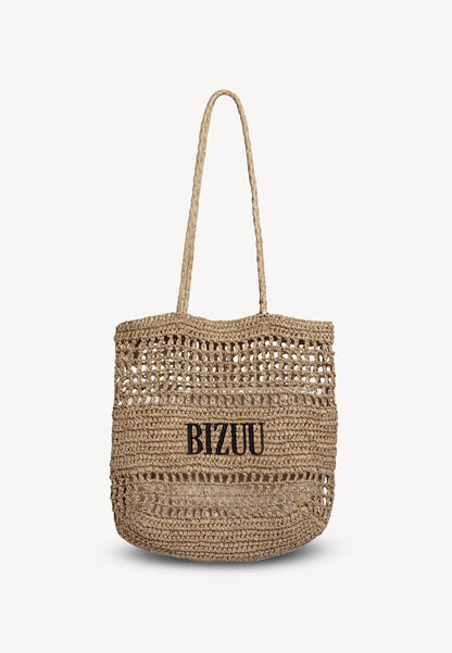 Ażurowa torba shopper AGAY beżowa