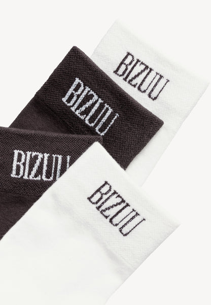 Dwupak brązowo-kremowych skarpetek FILLE