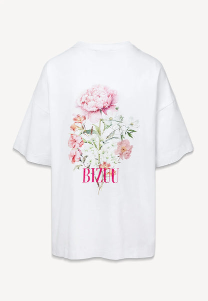 Kremowy t-shirt OVELIA
