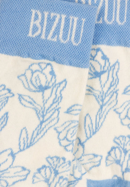 Skarpetki w autorski print SERAFIL błękitne