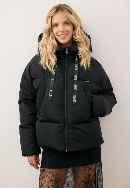 Czarna kurtka puchowa oversize YOKO