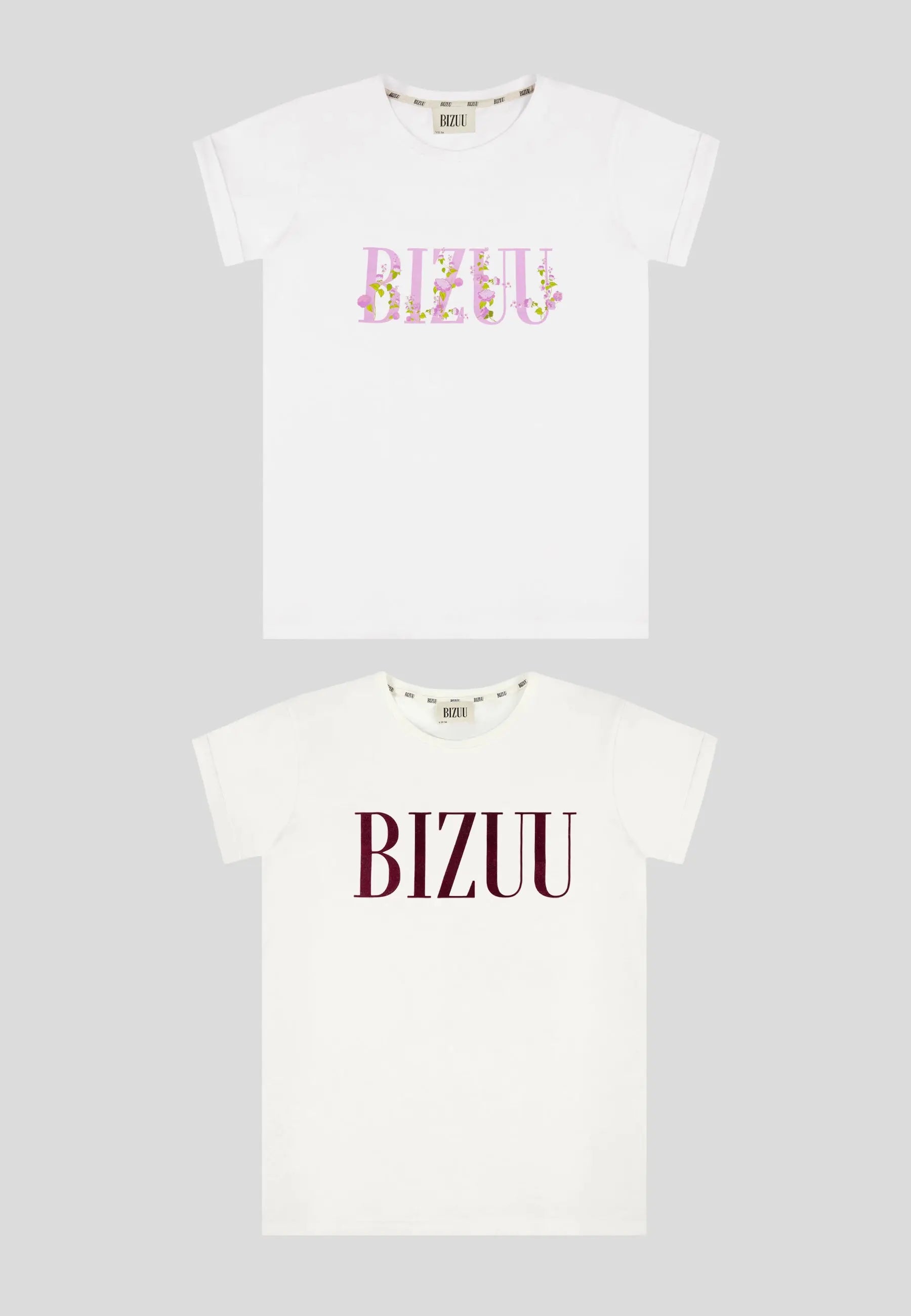 Komplet T-shirtów z logo BIZUU